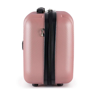 Cosmetic travel case ABS STL902 pink