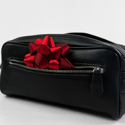 Elegant leather men's beauty bag SOLIER SZETLAND
