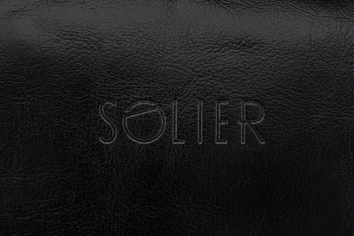 Elegant leather men's beauty bag SOLIER PERTH