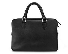 Genuine leather laptop bag Solier SL22 black