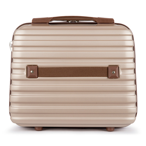 Cosmetic travel case ABS STL957 champagne