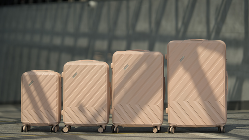 Walizka podróżna bardzo duża XXL twarda SOLIER KYOTO 1071 BEIGE 32'