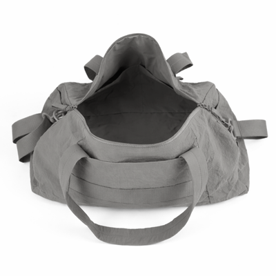 Sportowa torba materiałowa fitness Solier FB52 Lunea - szara