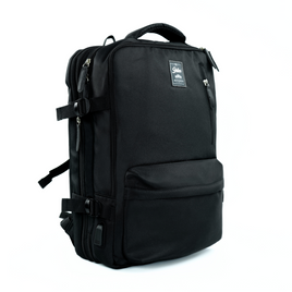 Torba weekendowa podróżna skórzana Solier SL39 Astrin czarna