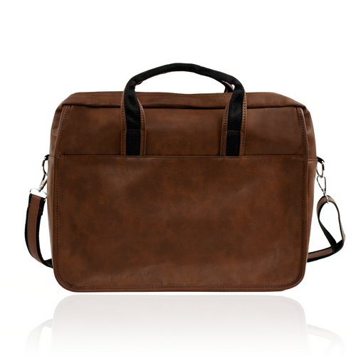 Light brown shoulder laptop bag S13