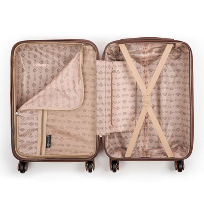 Cabin luggage ABS 55x37x24cm STL957 pink