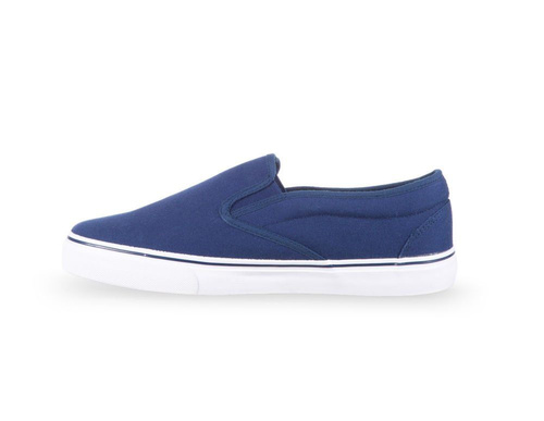 Męskie buty slip-on granatowe