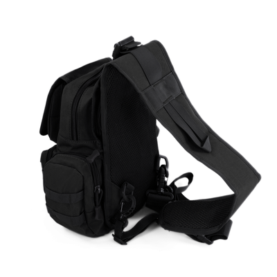 Genuine leather woman's laptop bag FL25 black with snake pattern