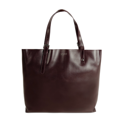 Czarna torba shopper damska FL32 Tivora Maroon