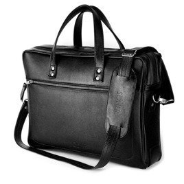 GENUINE LEATHER SHOULDER BAG SL05 NEWBRIDGE BLACK