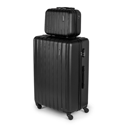 Cosmetic travel case ABS STL902 black