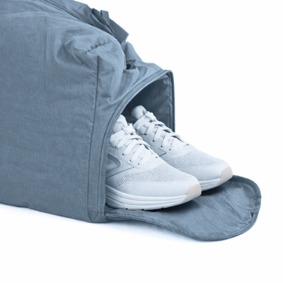 Sportowa torba materiałowa fitness pilates Solier FB53 Teya - błękitna