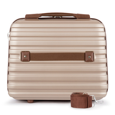 Cosmetic travel case ABS STL957 champagne