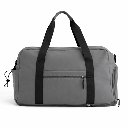 Materiałowa sportowa torba na trening SM06 Moira - szara