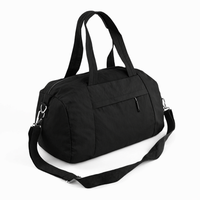 Torba weekendowa podróżna skórzana Solier SL39 Astrin czarna 