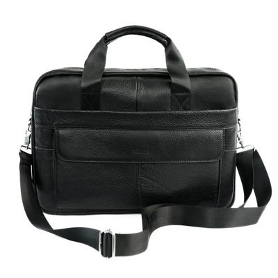 Torba weekendowa podróżna skórzana Solier SL39 Astrin czarna