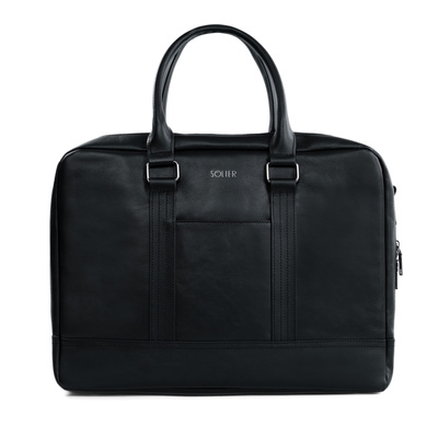 Elegancka skórzana męska torba ramię Solier ABERDEEN SL02
