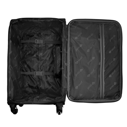 Medium soft luggage M Solier STL1801 black