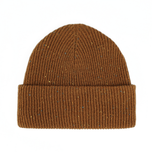 Ciepła wełniana czapka 100% wełny NORDIS jasny brąz