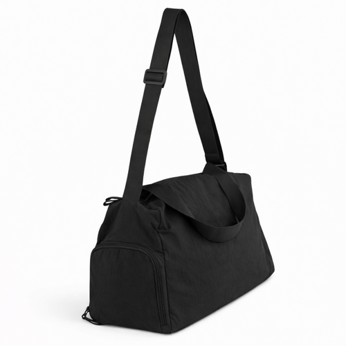 Sportowa torba materiałowa fitness pilates Solier FB53 Teya - czarna