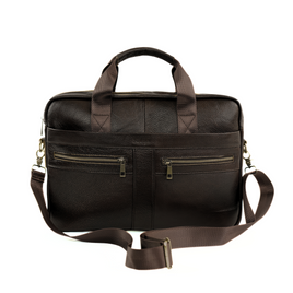 Torba weekendowa podróżna skórzana Solier SL39 Astrin czarna