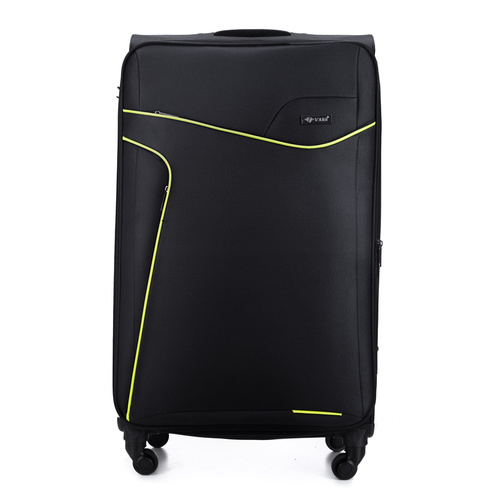 Large soft luggage XL Solier STL1651 black-green