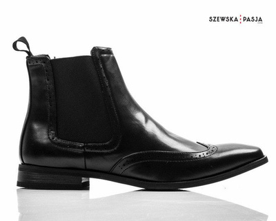 Classic leather Chelsea Jodhpur boots for men