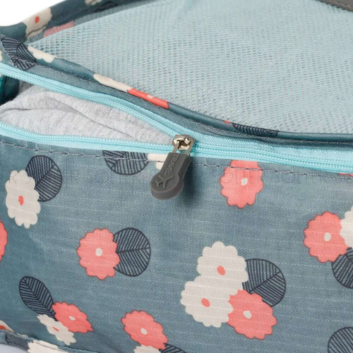 Suitcase organiser set 6 items Solier SA55 blue with dots