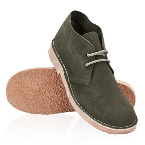 Men's stylish leather Chukka shoes / boots M 400ES