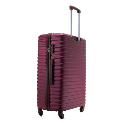 MEDIUM SUITCASE 22' STL957 ABS BURGUNDY