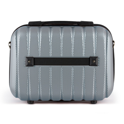 Cosmetic travel case ABS STL902 silver