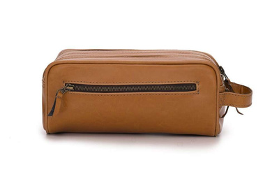 Elegant leather men's beauty bag SOLIER SZETLAND