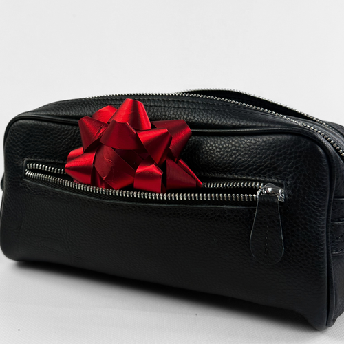 Elegant leather men's beauty bag SOLIER SZETLAND