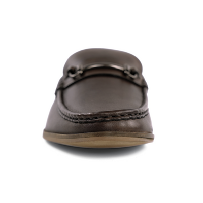 Men's stylish leather Chukka shoes / boots dark brown M467DBS