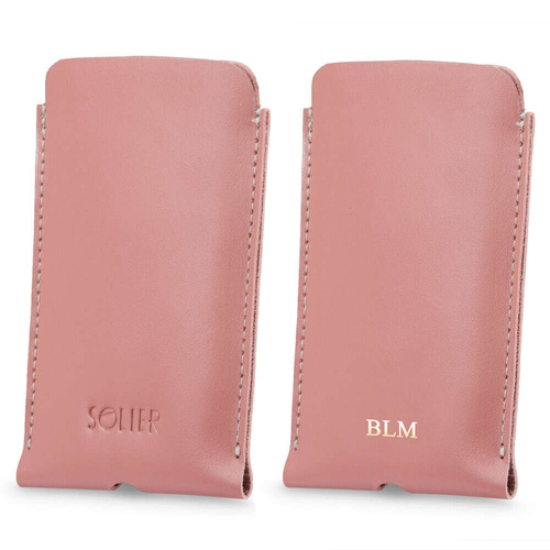 Leather case for IPhone 11 Solier SA58 pink 