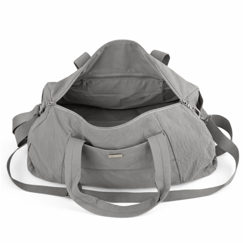 Sportowa torba materiałowa fitness Solier FB52 Lunea - szara