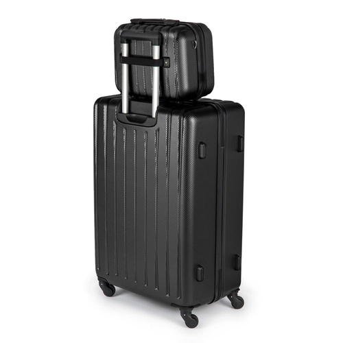 Cosmetic travel case ABS STL902 black