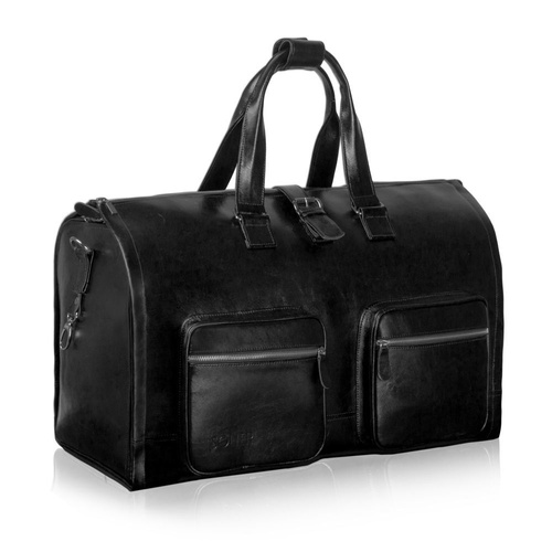 Genuine leather men's garment bag SL18 Harlow black