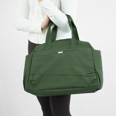 Materiałowa sportowa torba damska fitness Solier FB54 Eloa - khaki