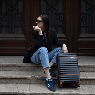 SMALL SUITCASE | STL957 ABS BURGUNDY