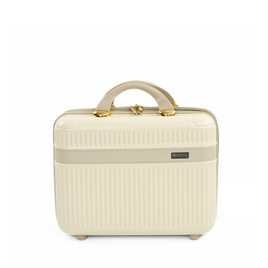 Kuferek podróżny mały ABS Nokiro 12'- ciemny beż