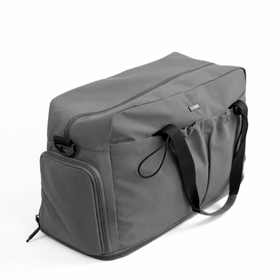 Torba weekendowa podróżna skórzana Solier SL39 Astrin czarna 