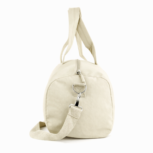 Materiałowa torba sportowa Solier SM05 Shala - beż