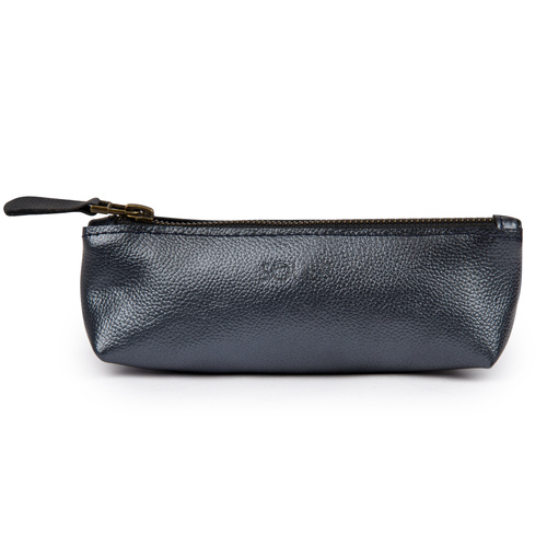 Leather pencil case Solier SA51 graphite