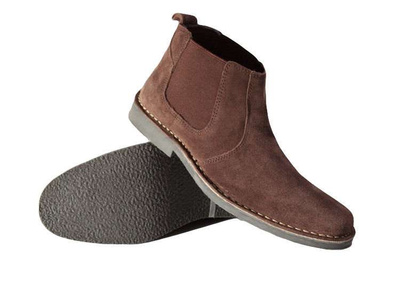 Classic leather suede Chelsea boots brown M765DBS