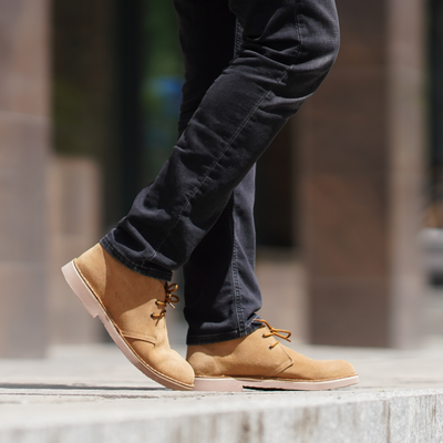 Men's stylish leather Chukka shoes boots M467BS