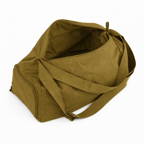 Sportowa torba materiałowa fitness pilates Solier FB53 Teya - oliwkowa