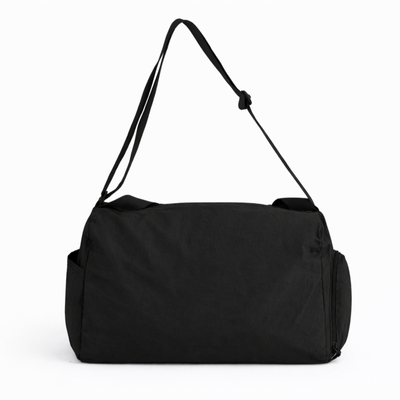 Sportowa torba materiałowa fitness pilates Solier FB53 Teya - czarna