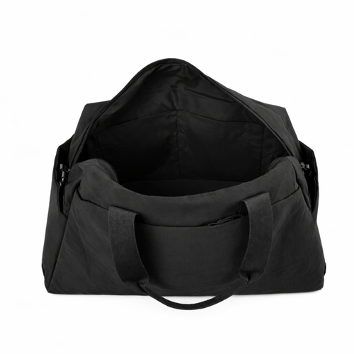 Materiałowa sportowa torba damska fitness Solier FB54 Eloa - czarny