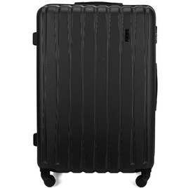 MEDIUM SUITCASE 22' STL902 ABS BLACK